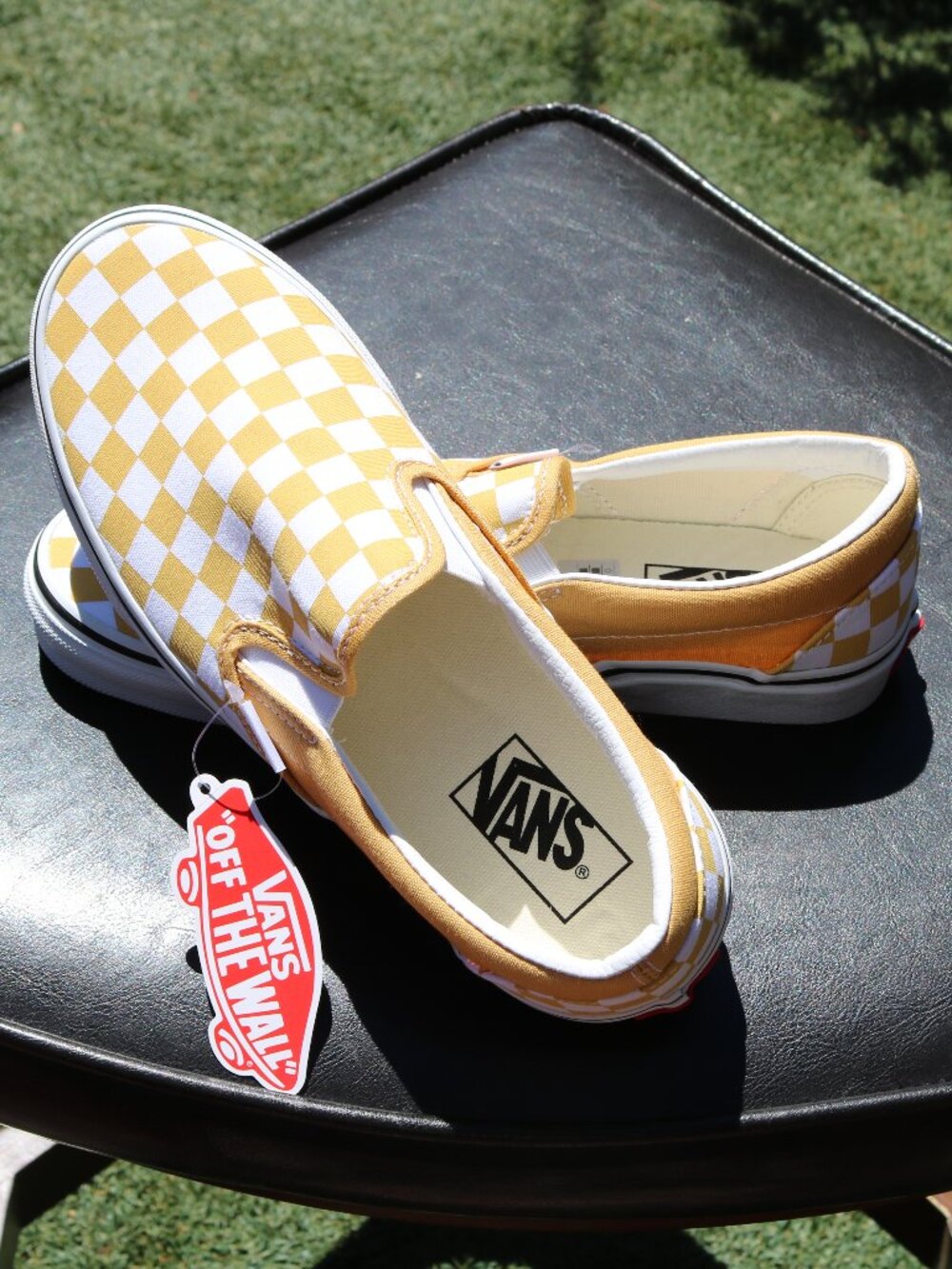 VANS classic slip on yellow checkerboard - Picture 5 of 10